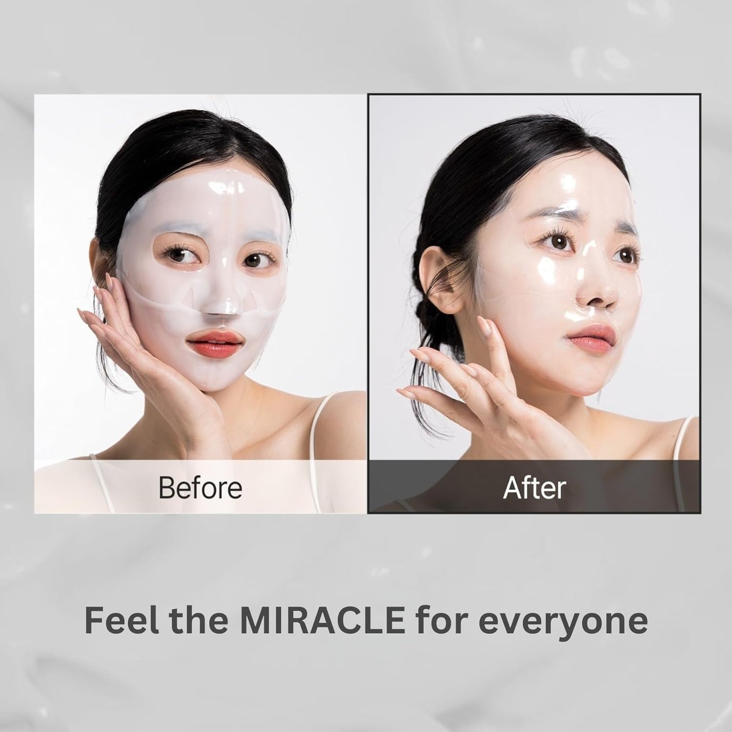 OHMYPURE Hydrogel Antiwrinkle Deep Collagen Face Mask 4+1 EA Ultimate Hydration, Improves Skin Texture, Affordable Luxury, Glowing Skin, Reduces Fine Lines & Wrinkles, Made in Korea (5, Deep Collagen)