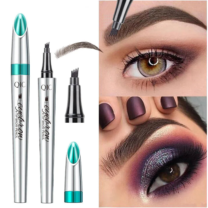 Liquid Eyebrow Pencil 3D Waterproof -Long Lasting Natural Dark Brown
