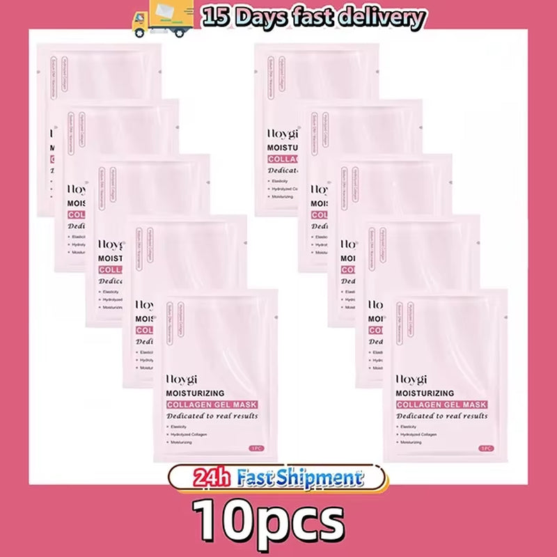 Revitalizing Pink Bio Collagen Gel Mask - Deep Hydration & Skin Tone Balance for Overnight Glow
