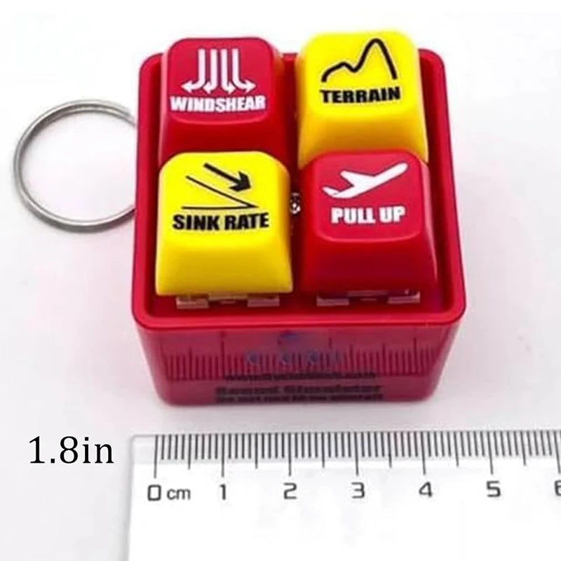 Emergency Alert Simulator Keychain - Mini Sound Alarm Toy for Bags and Home Décor