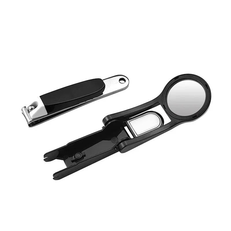 1Pc Nail Clipper with Magnifying Glass- Elderly Helpful