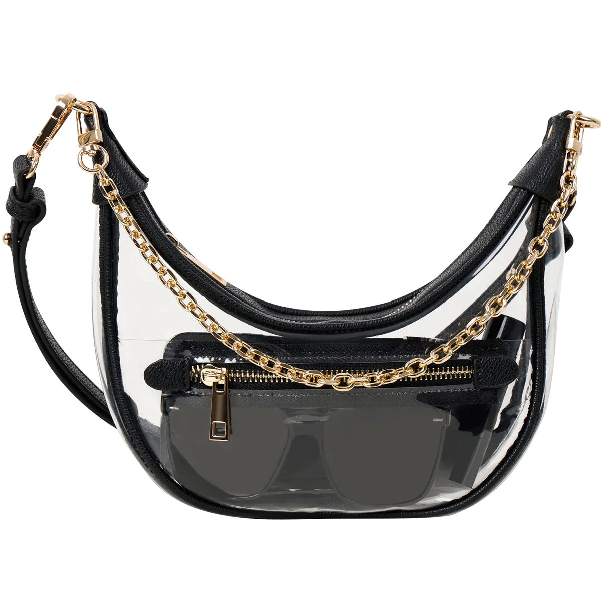 Clear Waterproof Adjustable Strap Crossbody Bag