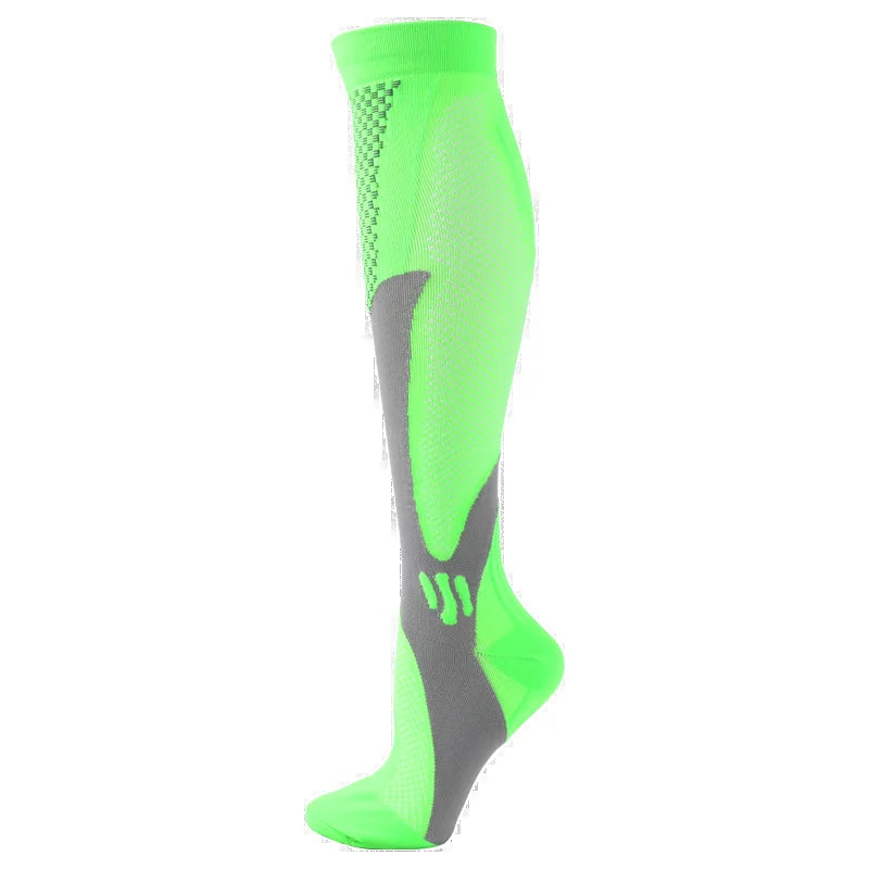Compression Stockings -Promotes Blood Circulation - Anti-Fatigue Comfortable Solid Color Socks