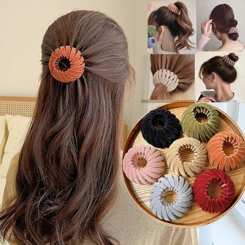 Elegant Bird Nest Hair Claw for Chic Updos