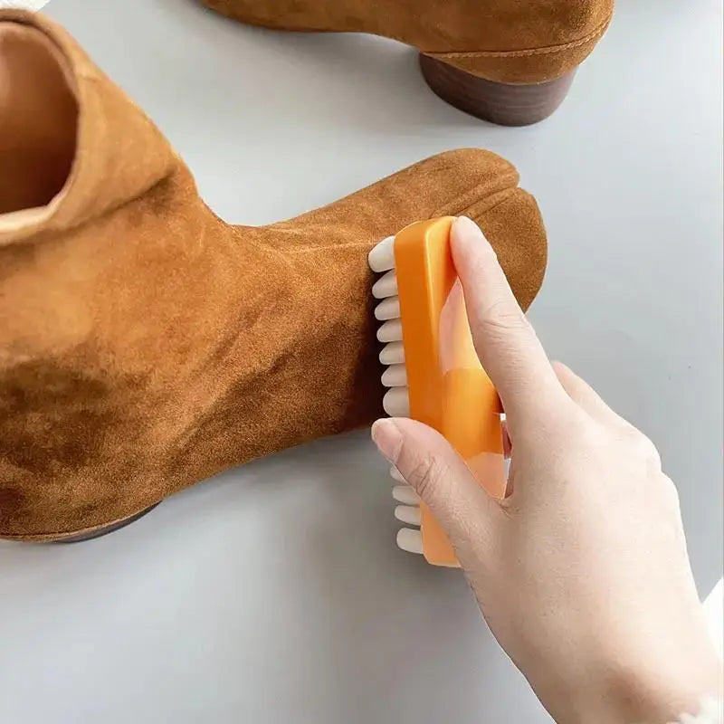 Leather Brush for Suede Boots -Shoe Cleaner- White Rubber Crepe Shoe Brush- Household Necessary- Your UGG's can now be cleaned with this brush!