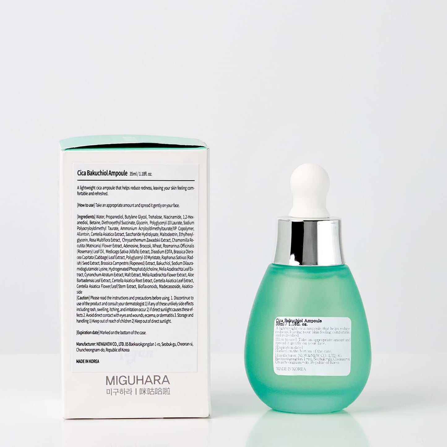Cica Bakuchiol Blemish Ampoule | Korean Skincare Ampoule (35Ml/1.18 Fl.Oz.)