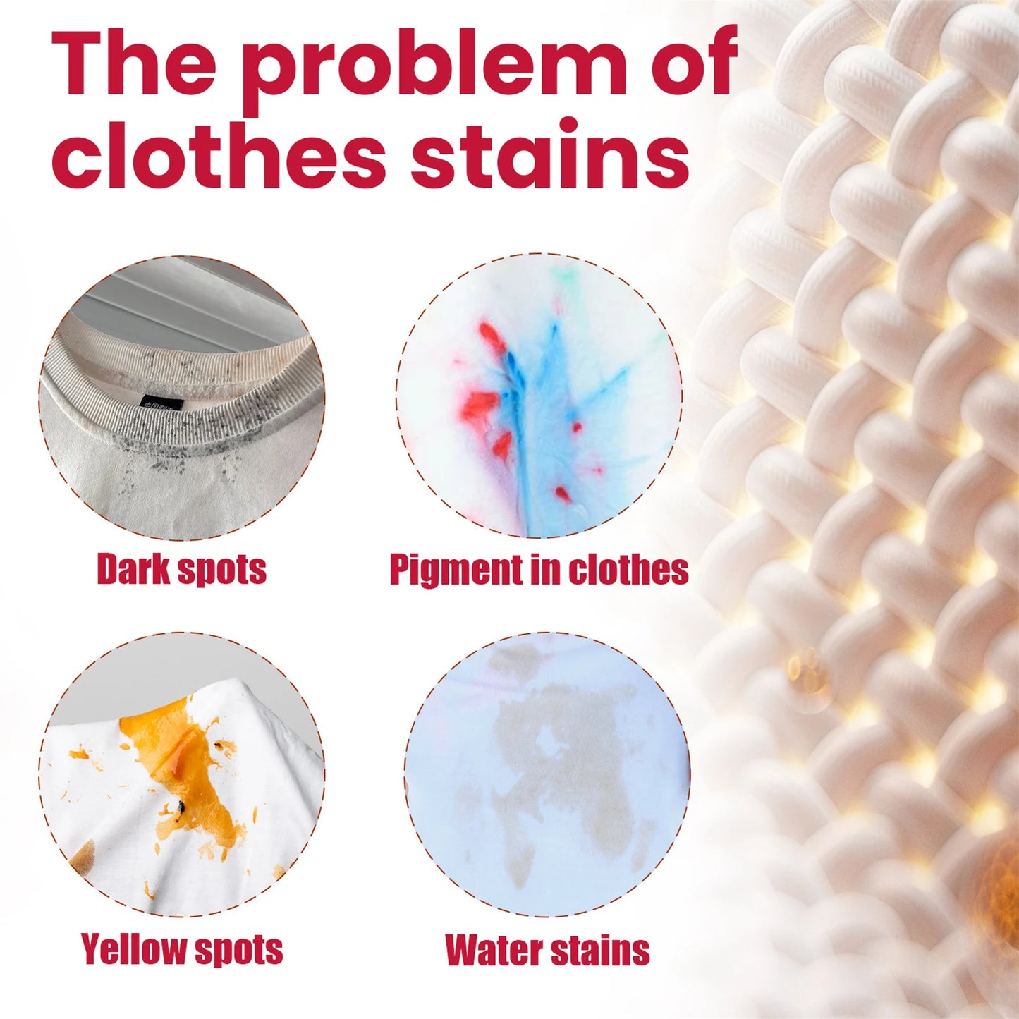 Protect & Clean Your Clothes: 20/40/100/200Pcs Color-Safe Stain Removal Wipes for Jackets, Shirts & Blouses