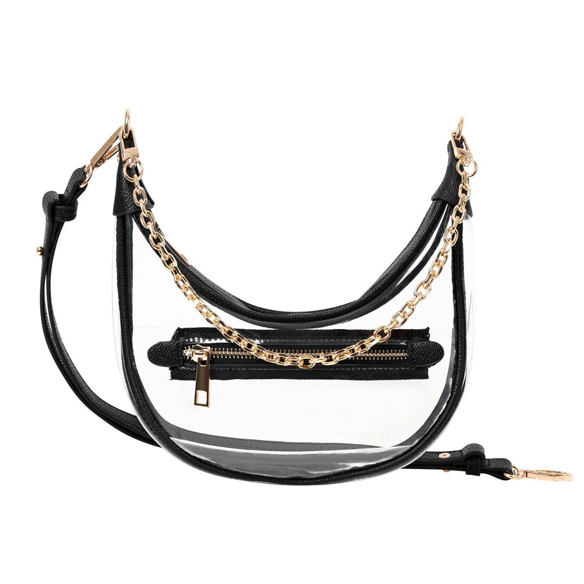 Clear Waterproof Adjustable Strap Crossbody Bag