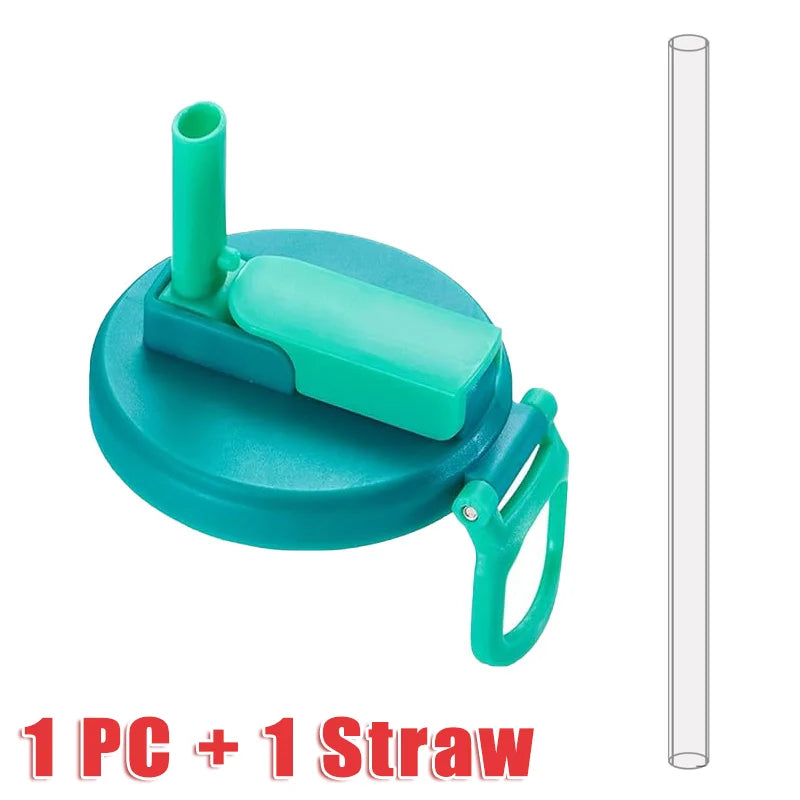 2025 Multifunctional Soda Straw Cover Leak-Proof Portable Beverage Sealing Cover & Straw Set High-Quality Recyclable Beveragelid