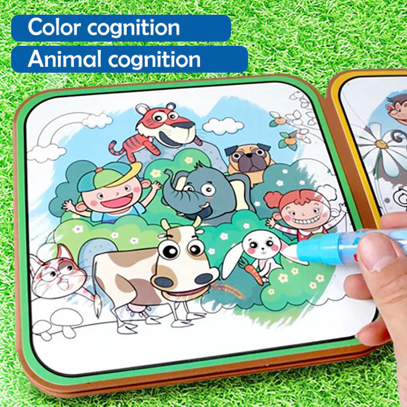 Magic Water Picture Book That Can Be Colored Repeatedly - Children Educational Toys
