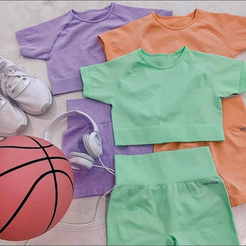 Women'S 3 Piece Yoga Crop Tank Top Fitness Running Cami Workout Shirts with Pockets Grey Red Blue