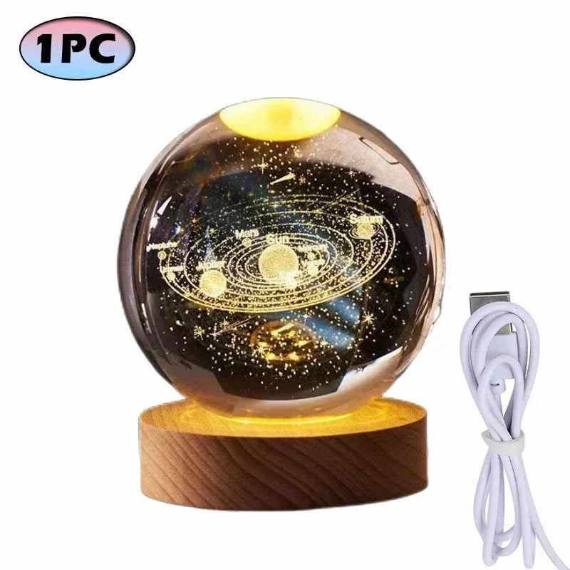 Crystal Ball -3D Planet Ball -Light