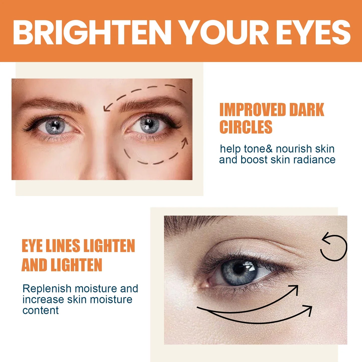 Revitalize Your Eyes: Vitamin C Eye Balm for Dark Circles, Puffiness & Fine Lines – Brightening Cream Stick