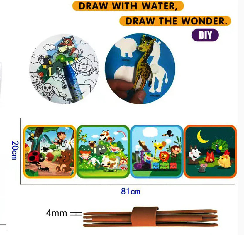Magic Water Picture Book That Can Be Colored Repeatedly - Children Educational Toys