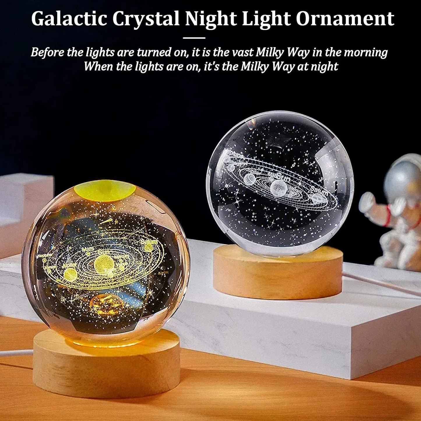 Crystal Ball -3D Planet Ball -Light