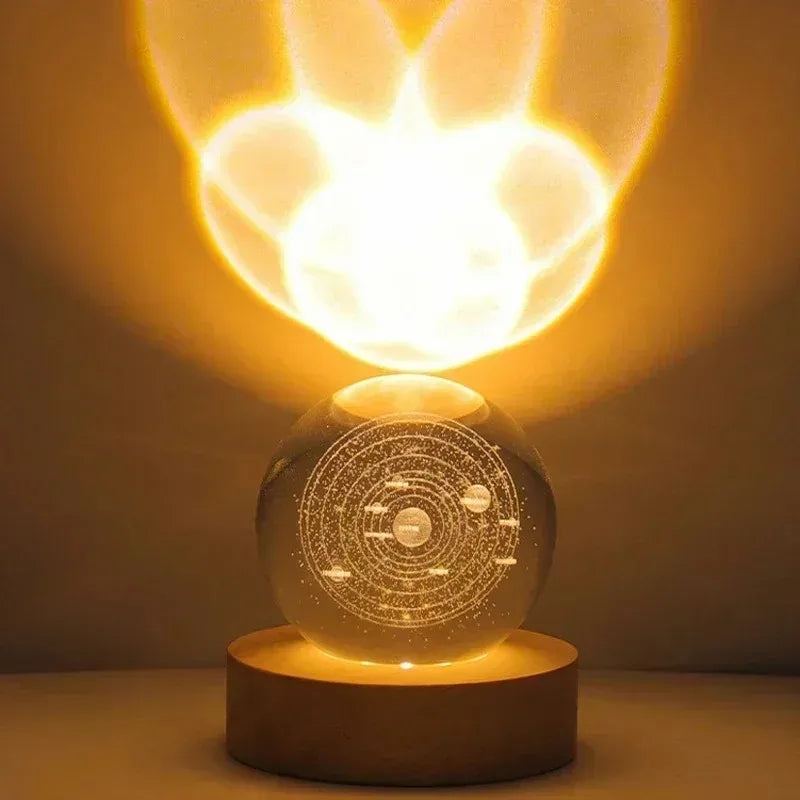 Crystal Ball -3D Planet Ball -Light