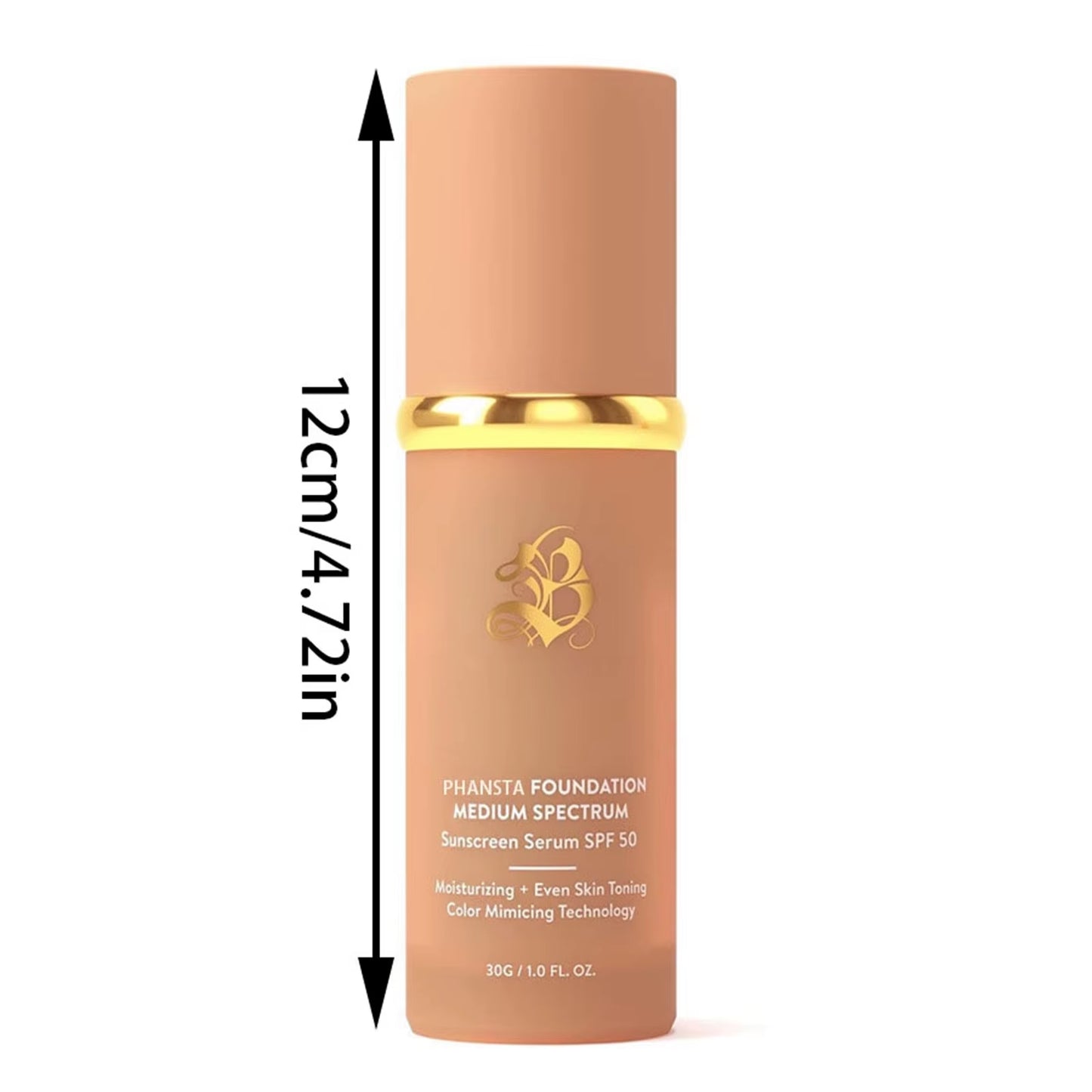 New Biomimicry Foundation 4 in 1 Spectrums 4 in 1 Biomimicry Light Spectrums Foundation with Spf50+ Longwearing
