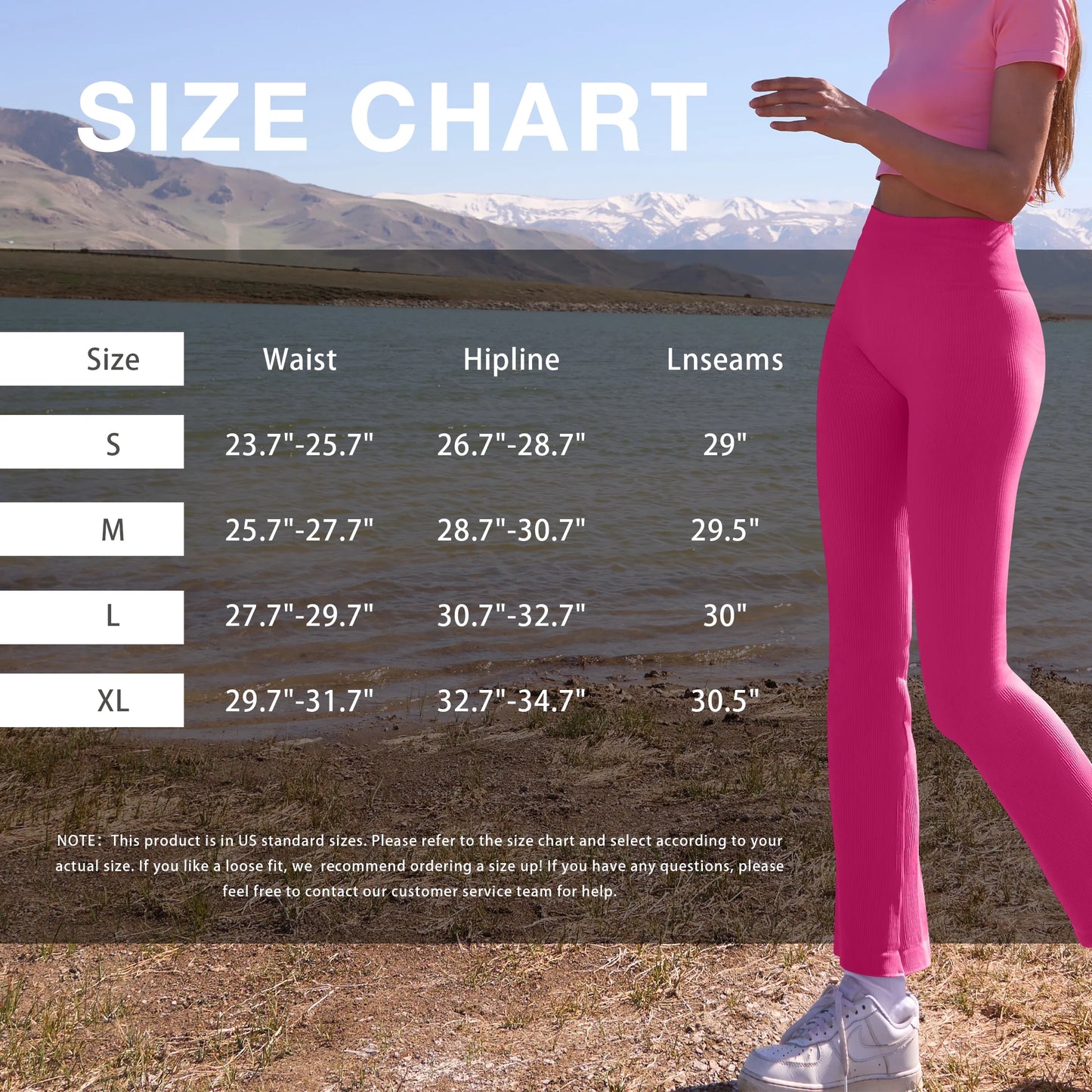 Women's Yoga Pants Ribbed Seamless Sports High-Waisted Flare Pants