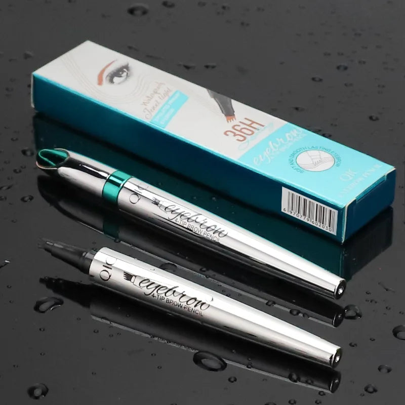 Liquid Eyebrow Pencil 3D Waterproof -Long Lasting Natural Dark Brown