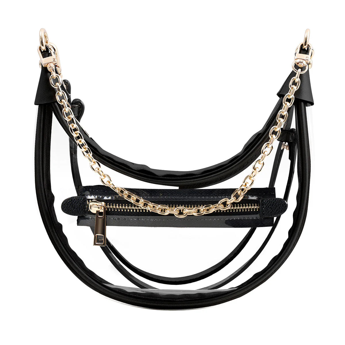 Clear Waterproof Adjustable Strap Crossbody Bag