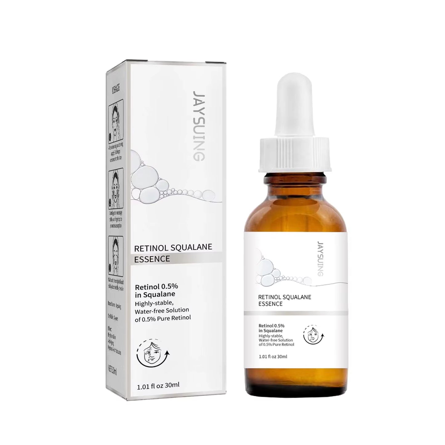 Retinol Ordinary Serum anti Aging Remove Wrinkle Serum Lifting Brighten Skin Fade Eye Fine Lines Moisturize Firm Facial Essence