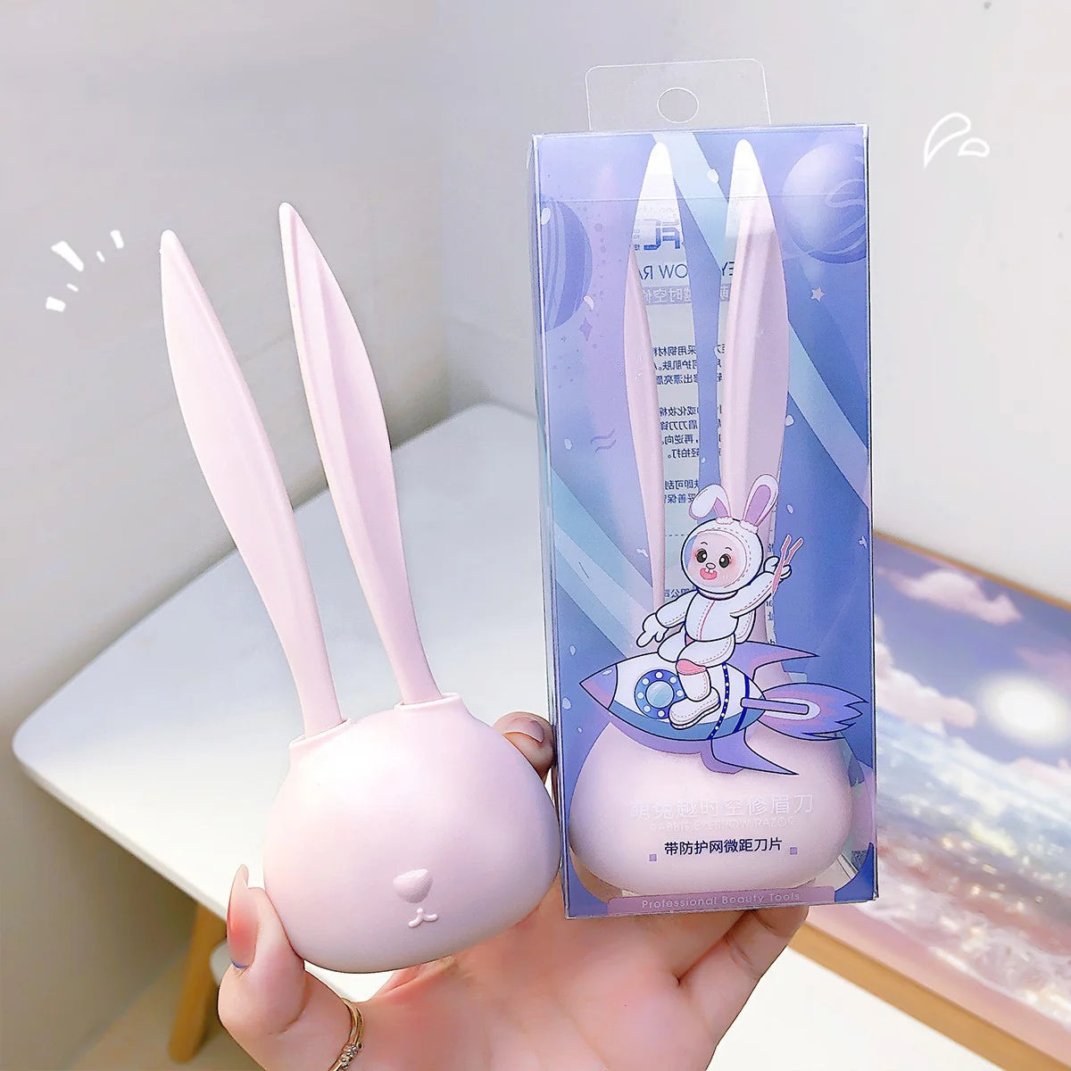 Cute Rabbit Eyebrow Trimmer