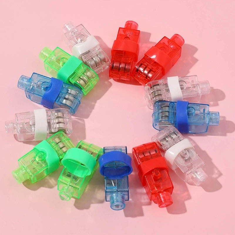 LED Finger Lights 10 Pack Finger Ring Glow Sticks Light Decor