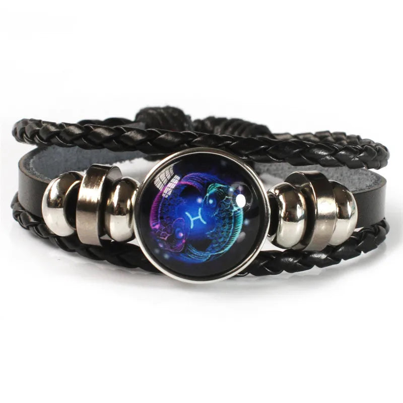 Zodiac Signs Constellation Charm Bracelet