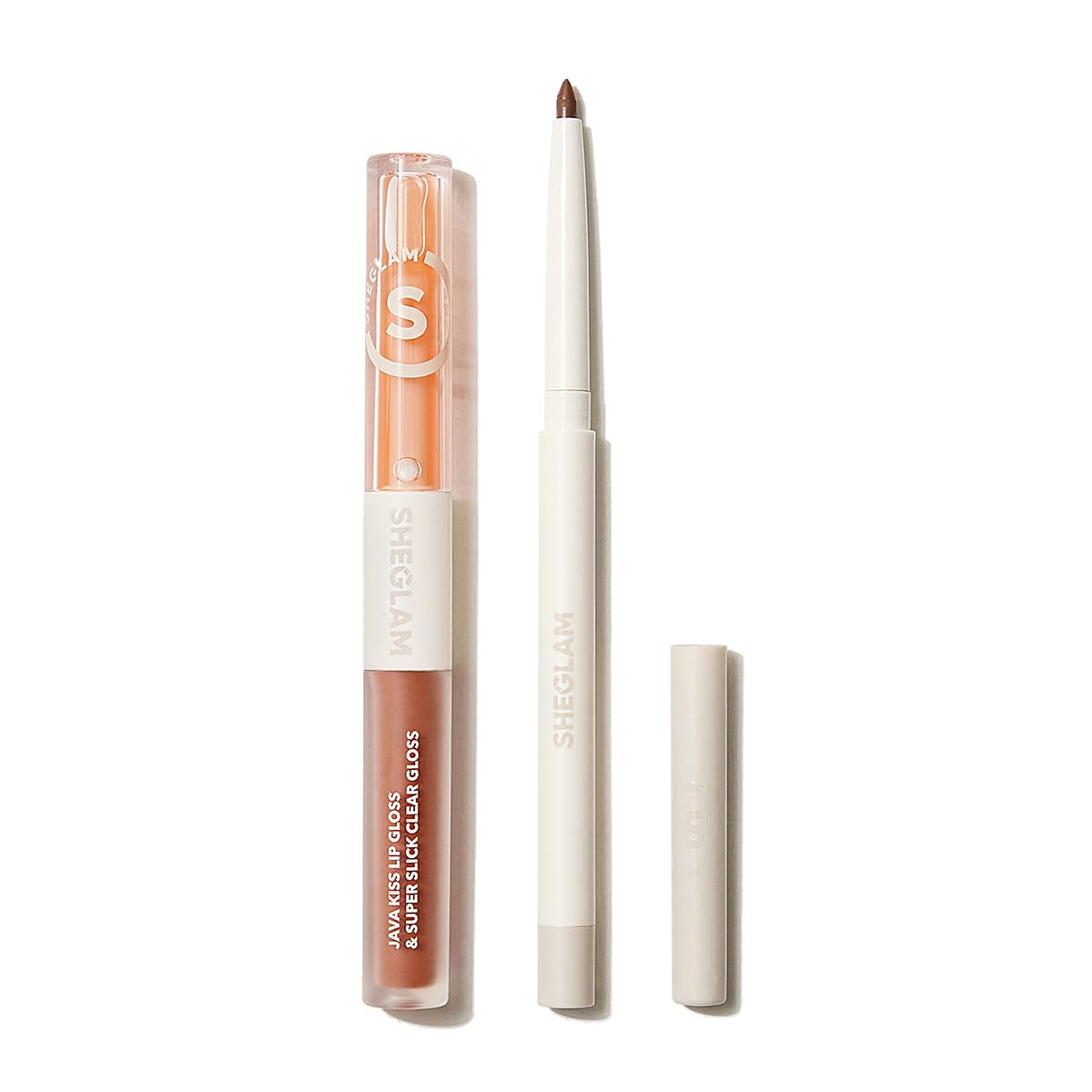 Soft 90'S Glam 3-In-1 Lip Liner Moisturizing Plant Extracts Long Lasting Liquid Lipstick Plumping Lip Gloss Makeup Set - Pouty Nude