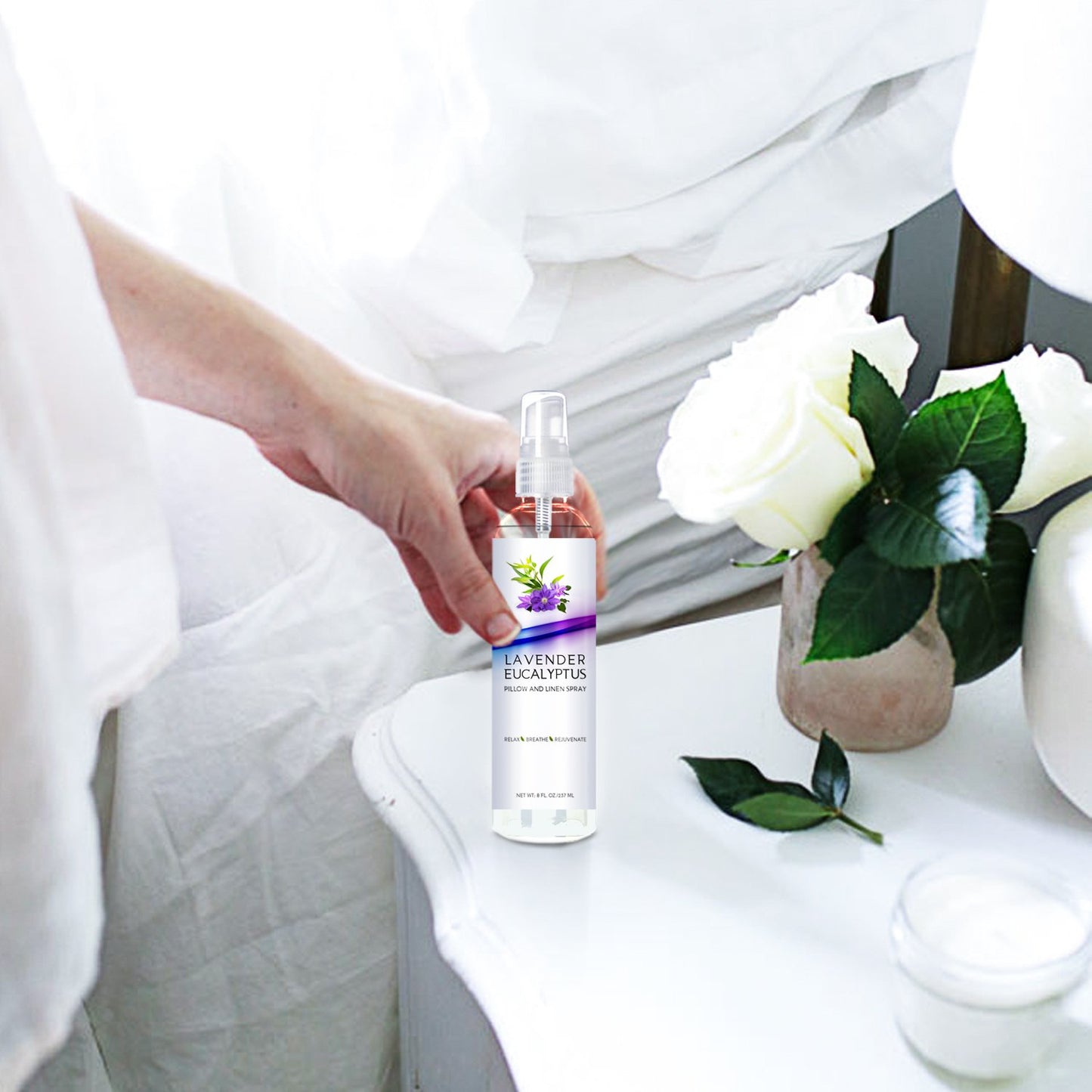 Transform Your Space: Original Lavender Eucalyptus Pillow & Linen Spray - The Ultimate Relaxation Mist (4Oz)