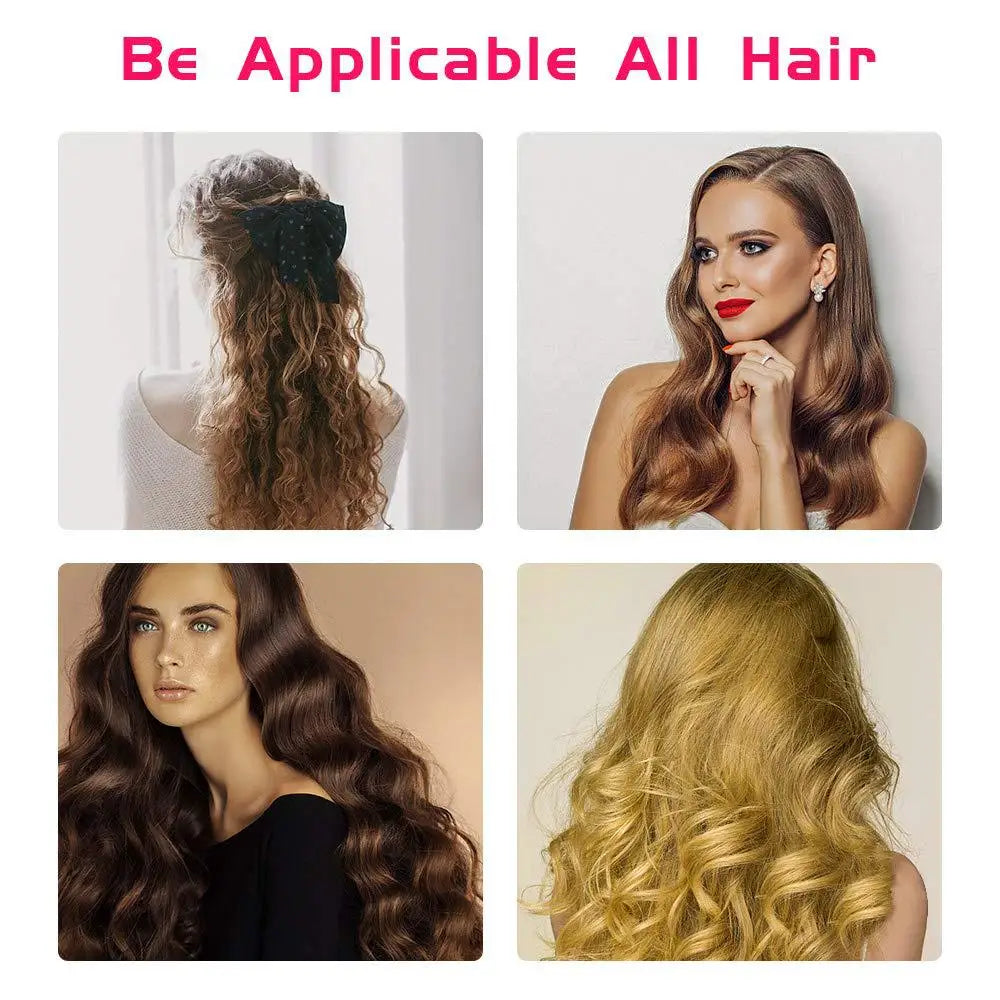 20 Pcs Heatless Silicone Curlers - Perfect for Gorgeous, Bouncy Curls While You Sleep!