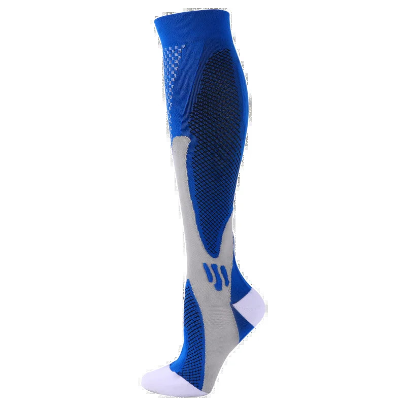 Compression Stockings -Promotes Blood Circulation - Anti-Fatigue Comfortable Solid Color Socks