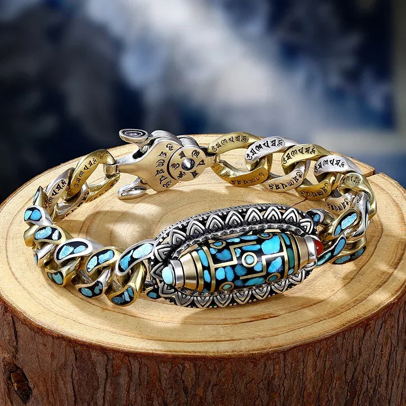Men's Bracelet- Personality Nine Eye Pearl Bracelets High-End Gift Fashion Jewelry