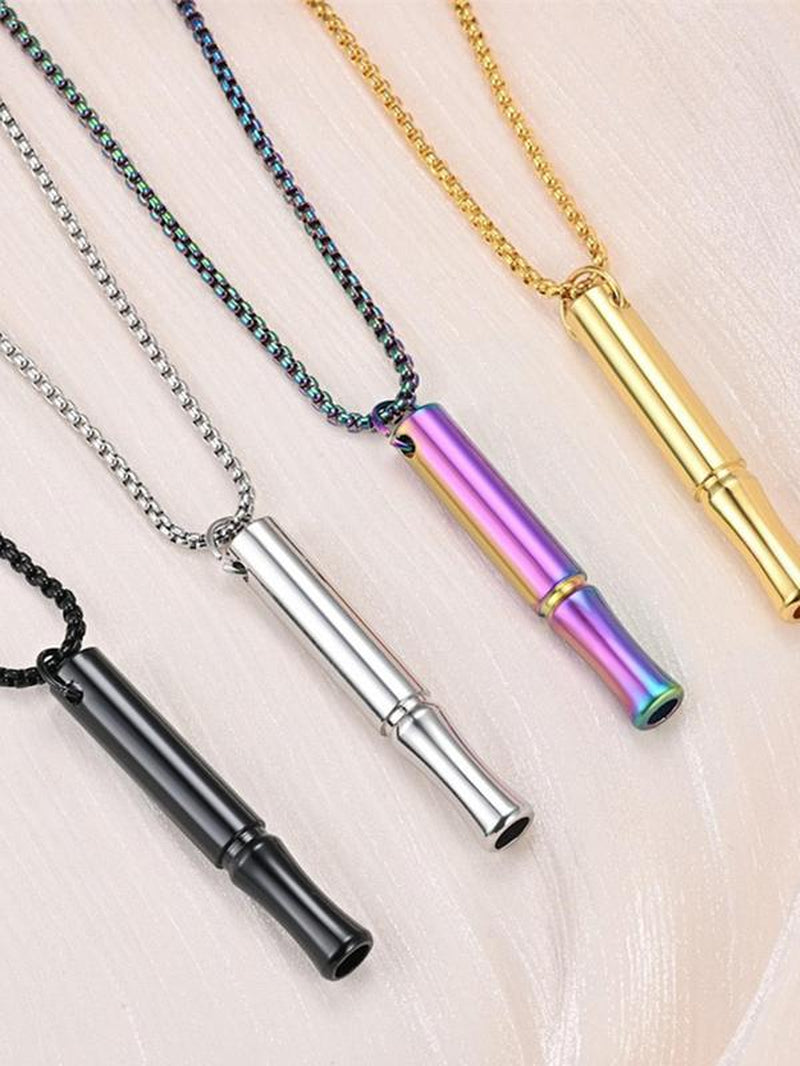 Calming Energy Pendant Necklace for Stress Relief - Unisex Design