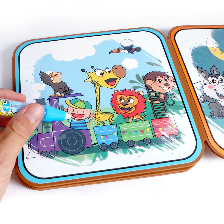 Magic Water Picture Book That Can Be Colored Repeatedly - Children Educational Toys