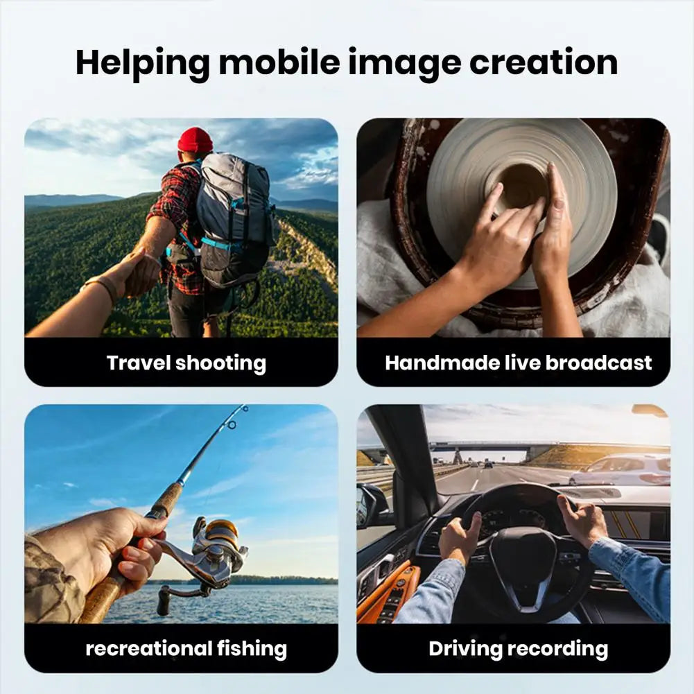 Portable Neck Phone Holder Hands-Free Magnetic Neck Mount Phone Holder for Iphone Selfie Video Vlog Necklace Lanyard Quick