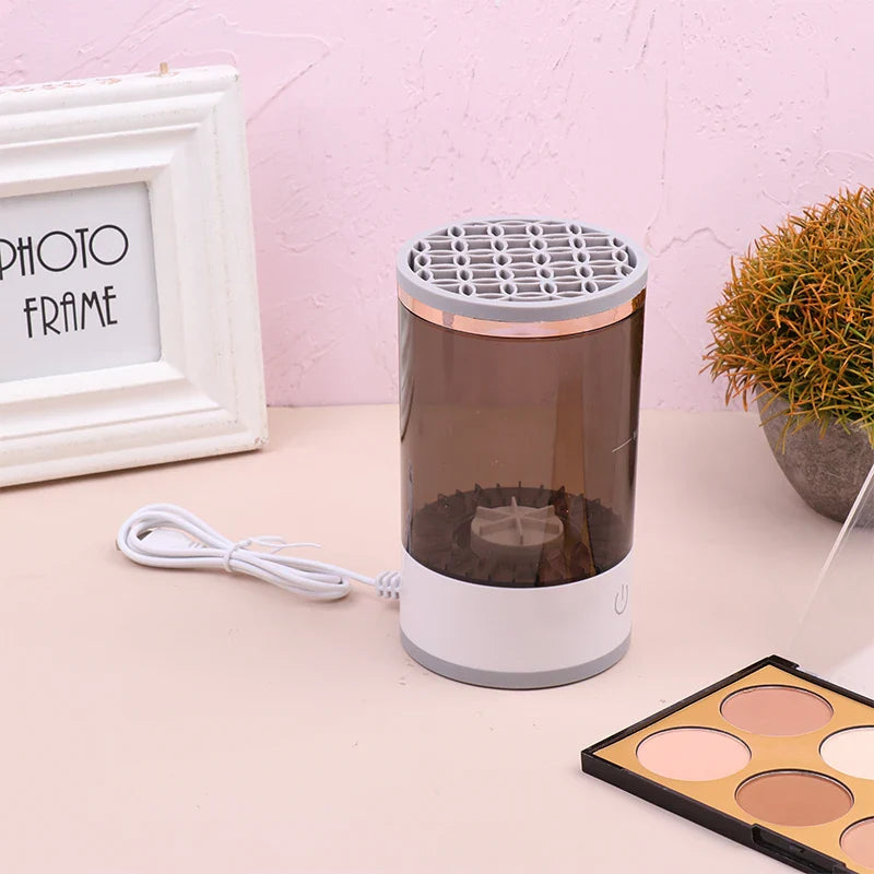 Quick-Dry Electric Makeup Brush Cleaner for Effortless Beauty Routine