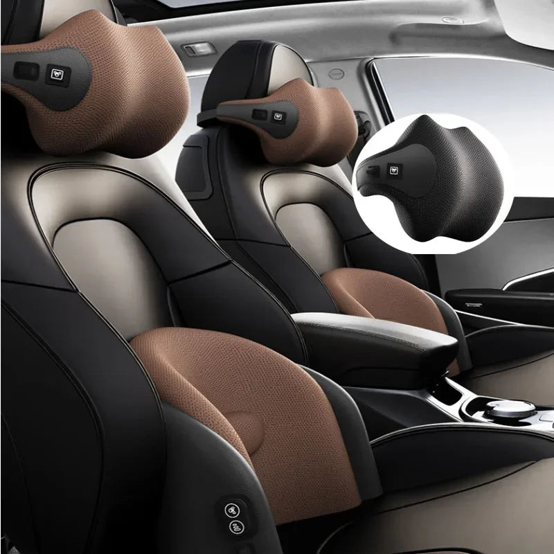 Car Neck Cushion Lumbar Support Electric Men Massage Neck Car Neck Pillow Outdoor Accessories Home Car Massage Neck Pillow Waist