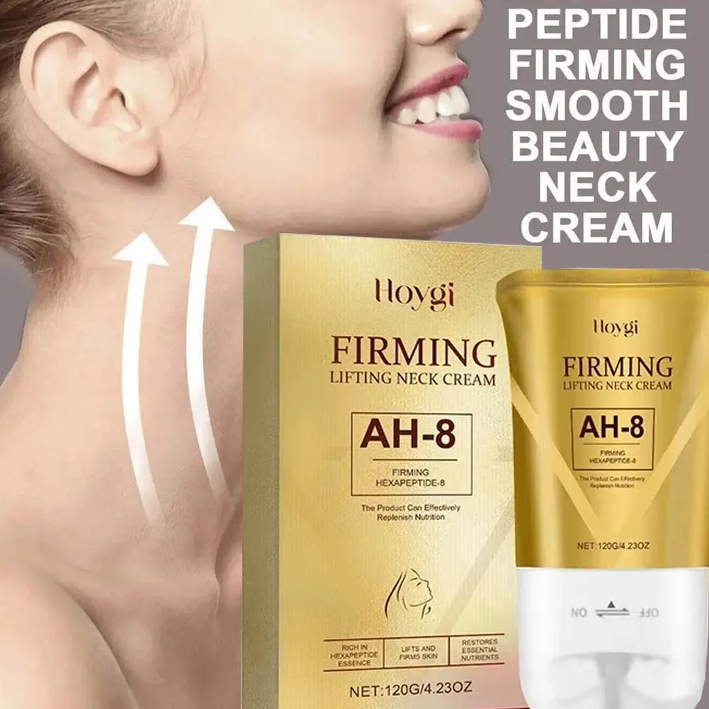 Revitalize Your Neck: Whitening & Firming Wrinkle Cream with Massage Roller for Youthful Skin