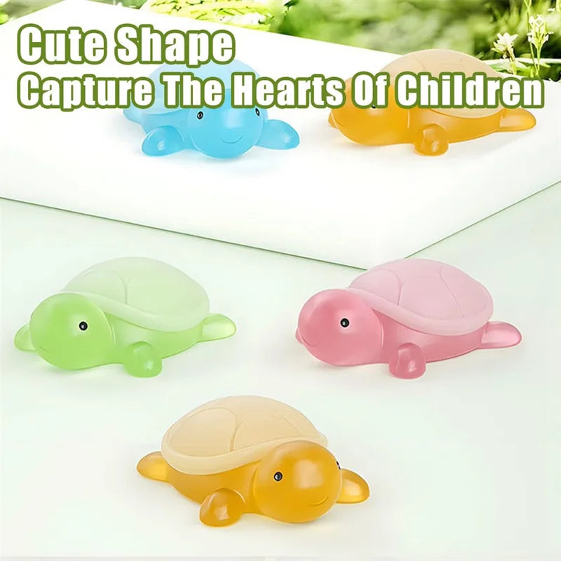 Little Turtle Handmade Essential Oil Soap -4 Pieces -Sensory fun for Bathing-Easy to Bring When Traveling