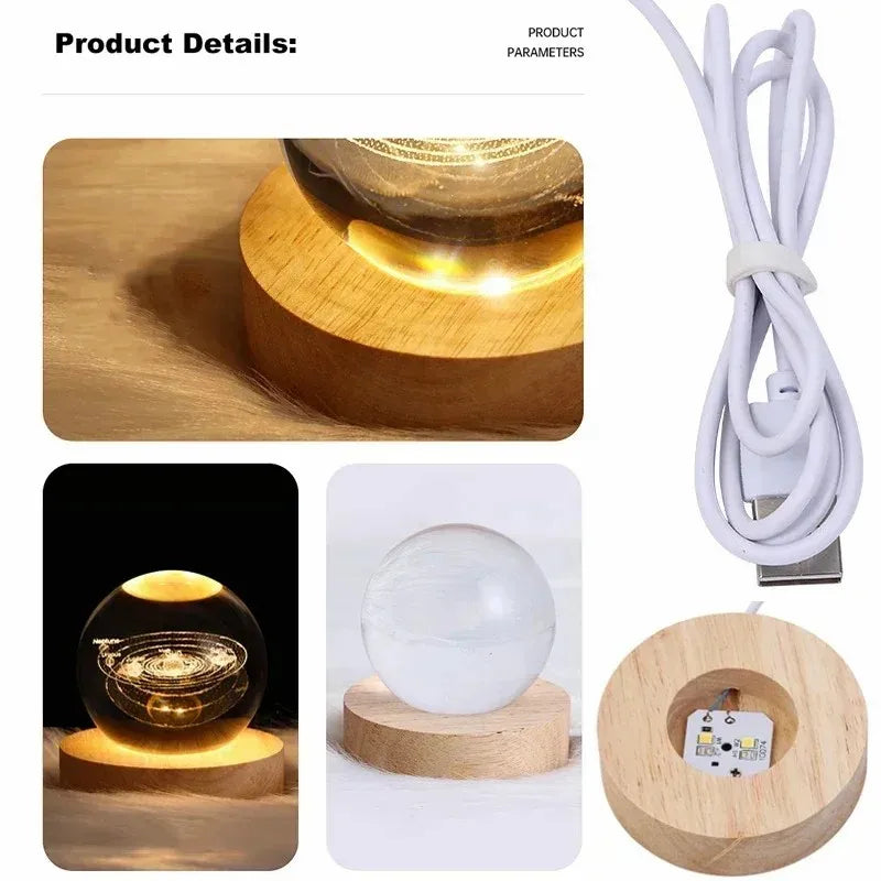 Crystal Ball -3D Planet Ball -Light