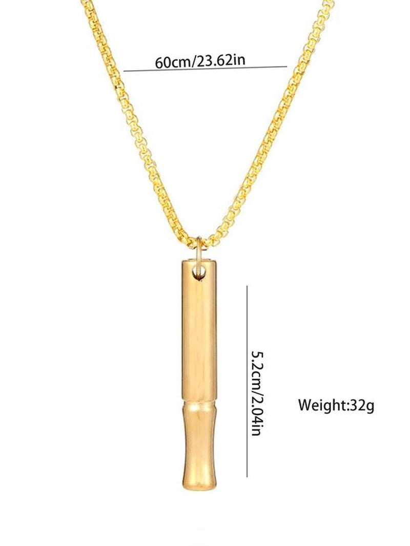 Calming Energy Pendant Necklace for Stress Relief - Unisex Design