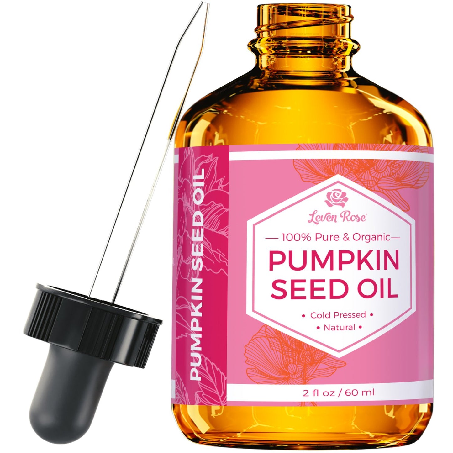 Premium Pumpkin Seed Oil for Hair Growth 2 Oz - 100% Pure Moisturizing Oil for Healthy Hair, Skin & Nails