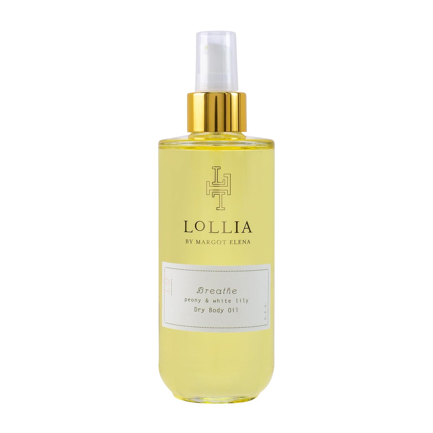 Luxurious Breathe Dry Body Oil - 6.8 Oz. Peony & White Lily Scent for All Skin Types, Deeply Moisturizing & Scented Body Oil for Women