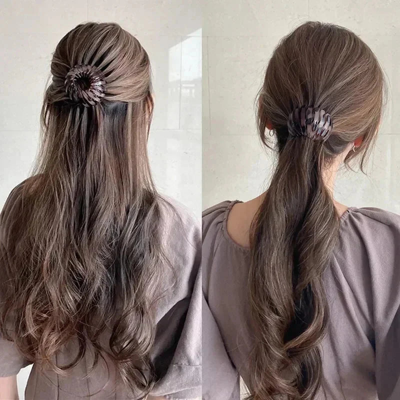 Elegant Bird Nest Hair Claw for Chic Updos