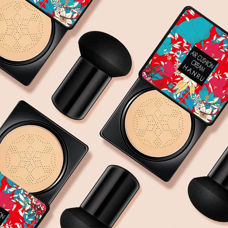 Revitalize Your Skin with Mushroom Infused Air Cushion BB Cream - Moisturizing Concealer & Foundation in One!