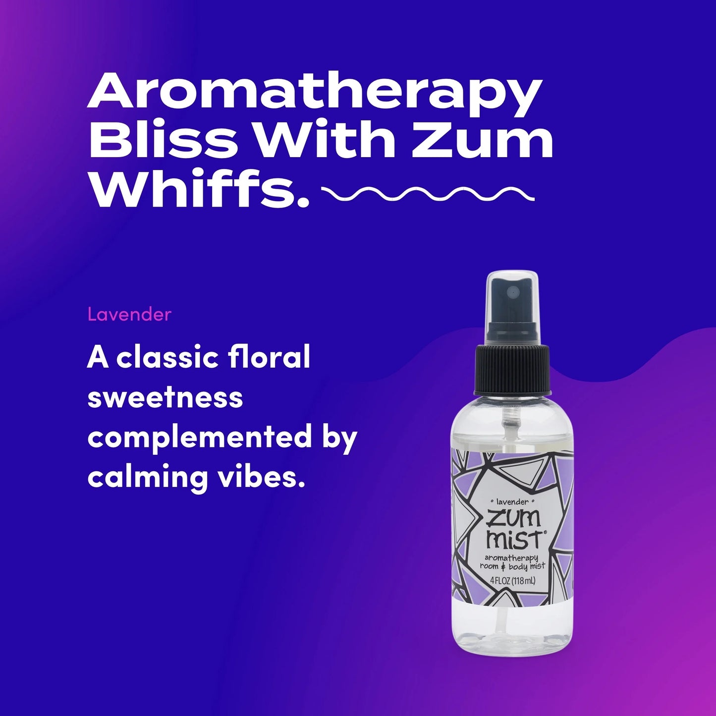 Lavender Mist Room and Body Spray - Refreshing 2 Pack (4 Fl Oz Each)