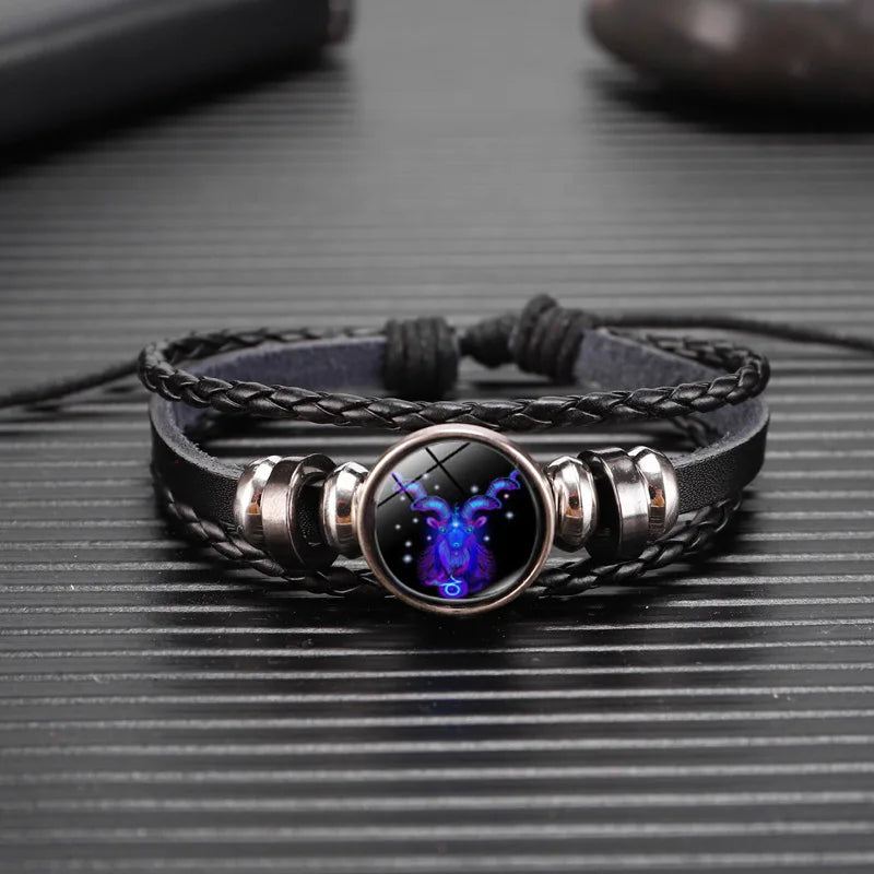 Zodiac Signs Constellation Charm Bracelet