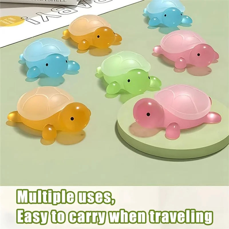 Little Turtle Handmade Essential Oil Soap -4 Pieces -Sensory fun for Bathing-Easy to Bring When Traveling