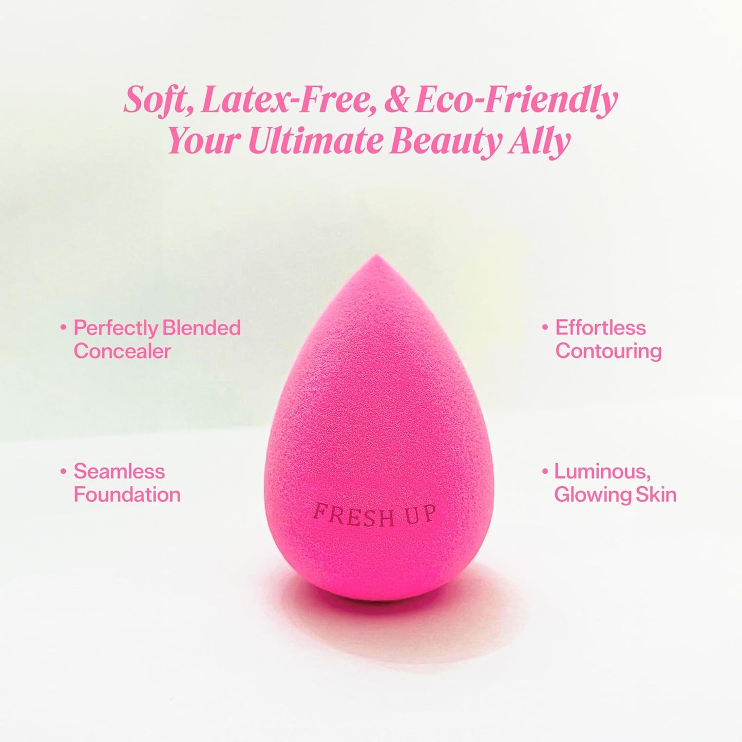 ™ - Original-Pink - Beauty-Blender - Makeup-Sponge - Super-Soft - Foundation-Sponge, Powders, Blush Creams, Reusable, Washable, Streak Free Application, Vegan, Latex Free (Pack of 1)